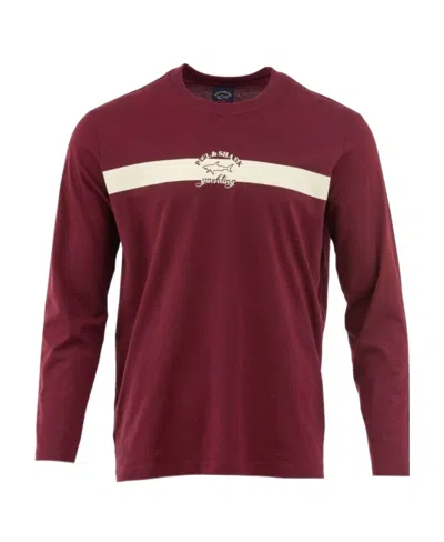 PAUL & SHARK ROUND COLLAR AND LONG-SLEEVED T-SHIRT