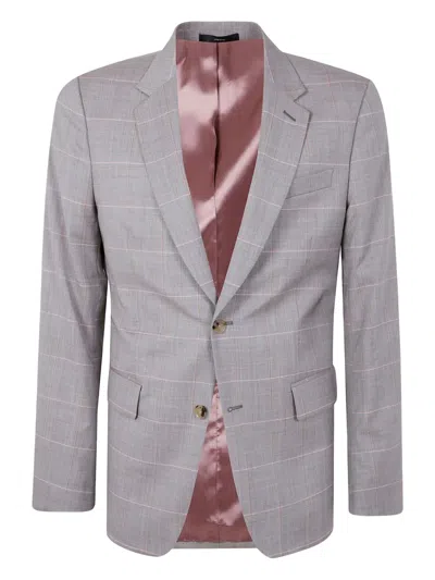 PAUL SMITH CHECKED-PATTERN SINGLE-BREASTED BLAZER