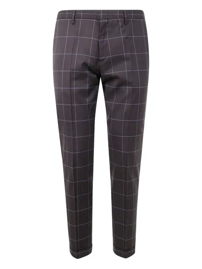 PAUL SMITH CHECKED-PATTERN TAILORED TROUSERS