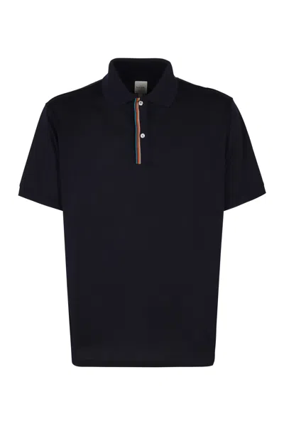 PAUL SMITH COTTON-PIQUÉ POLO SHIRT