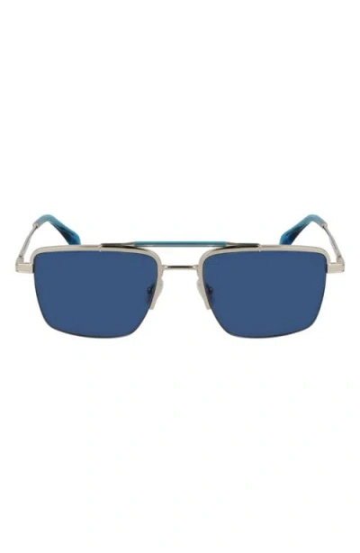PAUL SMITH PAUL SMITH LANDOR 55MM RECTANGULAR SUNGLASSES