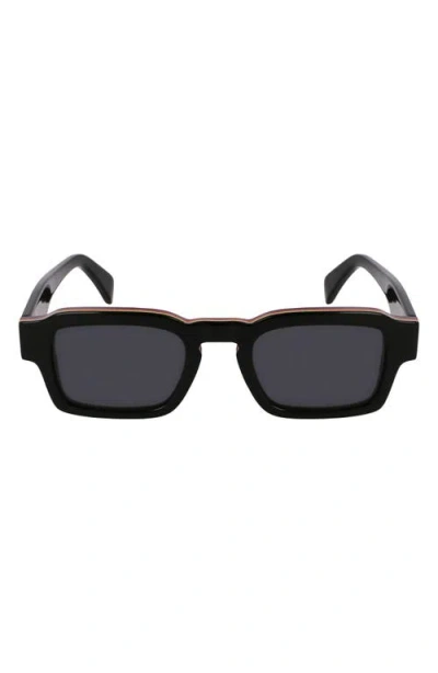 PAUL SMITH PAUL SMITH LATIMER 49MM SMALL MODIFIED RECTANGULAR SUNGLASSES