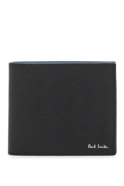 PAUL SMITH LEATHER BI-FOLD WALLET IN