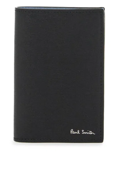 PAUL SMITH LEATHER BI-FOLD WALLET IN