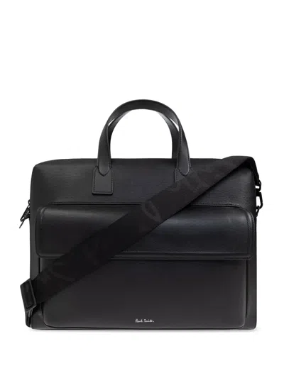 PAUL SMITH LEATHER LAPTOP BAG