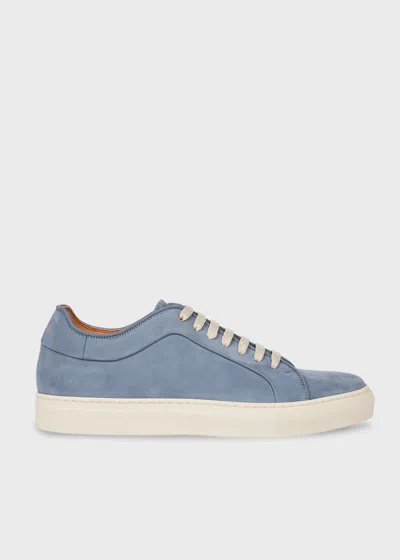PAUL SMITH LIGHT BLUE NUBUCK 'BASSO' TRAINERS