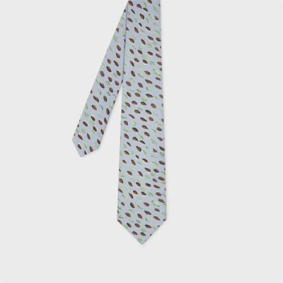 PAUL SMITH LIGHT BLUE 'SCREEN DANCE' TIE