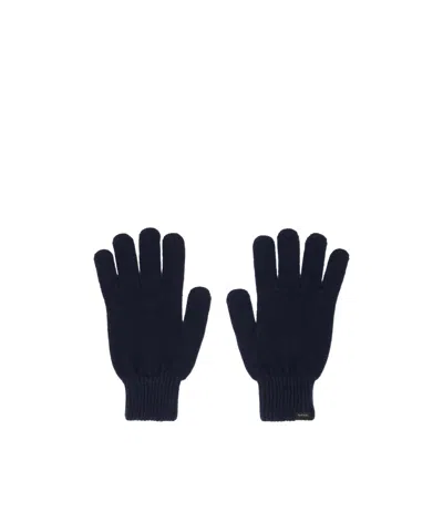 PAUL SMITH LOGO DECORATED FIVE-FINGER GLOVES