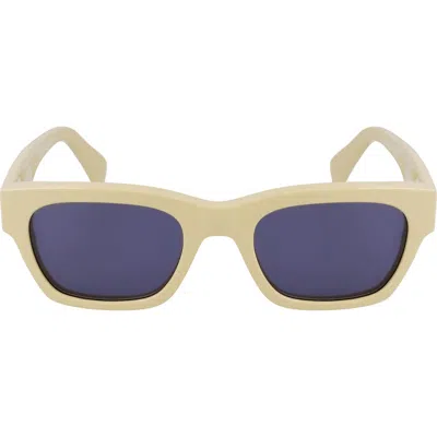 PAUL SMITH PAUL SMITH LOXHAM 52MM MODIFIED RECTANGULAR SUNGLASSES