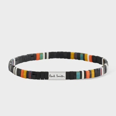 PAUL SMITH MULTICOLOUR FLAT BEAD BRACELET
