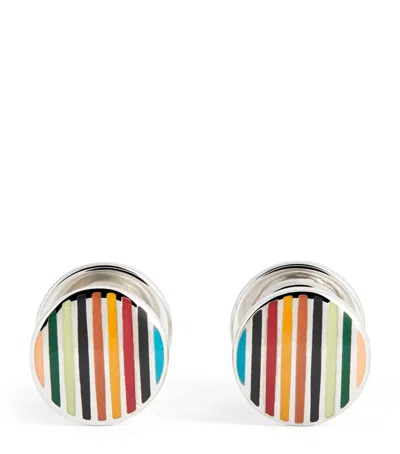 PAUL SMITH SIGNATURE STRIPE CUFFLINKS