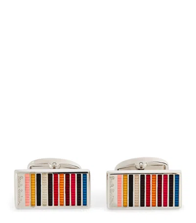 PAUL SMITH SIGNATURE STRIPE CUFFLINKS