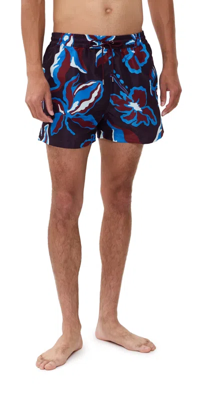 PAUL SMITH SWIM SHORTS 4 AUBERGINE