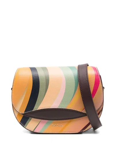 PAUL SMITH Paul Smith Swirl Leather Crossbody Bag