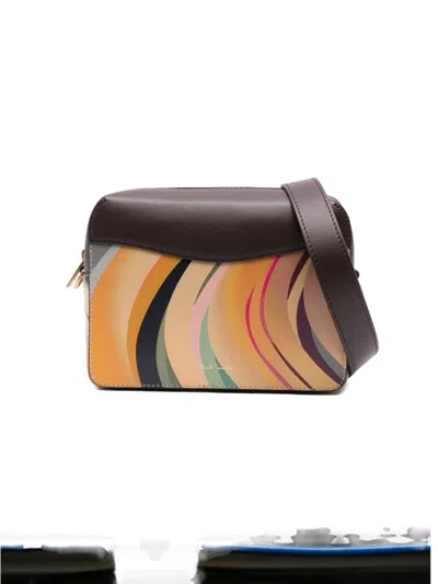 PAUL SMITH Paul Smith Swirl Leather Crossbody Bag