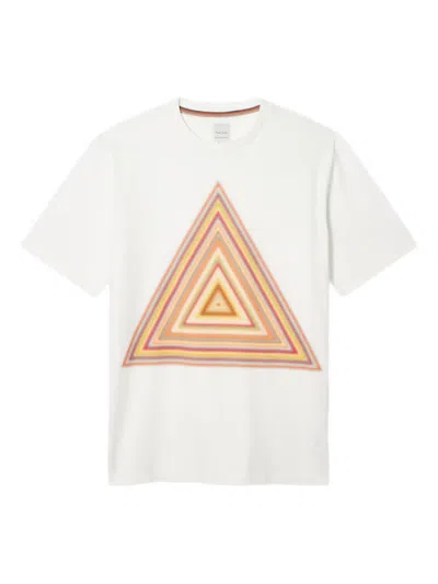 PAUL SMITH TRIANGLE-PRINT T-SHIRT