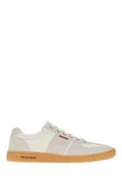 PAUL SMITH PAUL SMITH TWO-TONE LEATHER AND SUEDE ROBERTO SNEAKERS