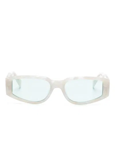 PAURA VEGAS RECTANGLE-FRAME SUNGLASSES