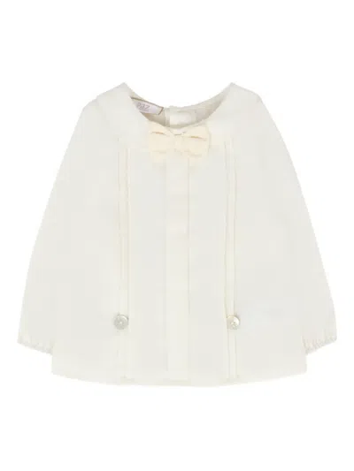 PAZ RODRIGUEZ BOW-EMBELLISHED DRESS