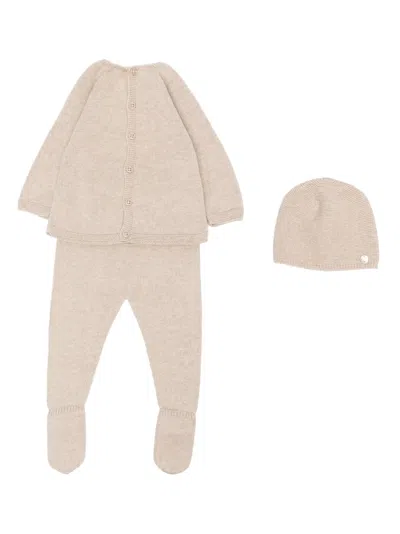 PAZ RODRIGUEZ EMBROIDERED BOOTIES TROUSERS SET (SET OF THREE)