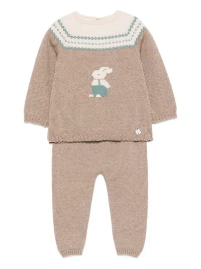 PAZ RODRIGUEZ FAIR-ISLE RABBIT KNITTED SET