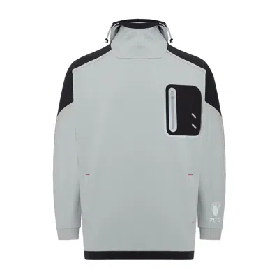 PCFG GREY / BLACK COMFORT TRACK HOODIE - MEN