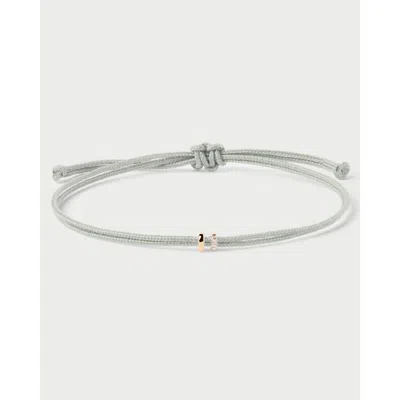 PDPAOLA PDPAOLA AMY DIAMOND CORD BRACELET