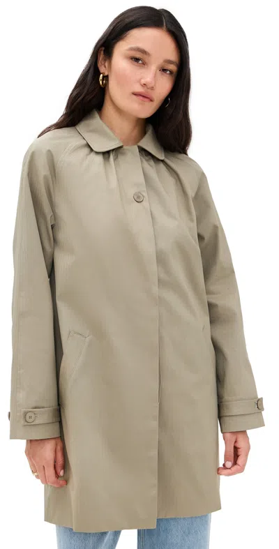 PEACHY DEN THE CHERI TRENCH COAT SAGE