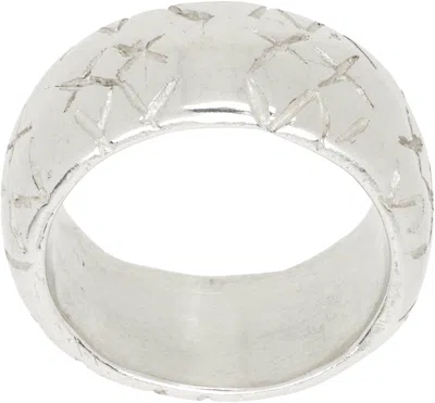 PEARLS BEFORE SWINE SILVER DEGEN RING