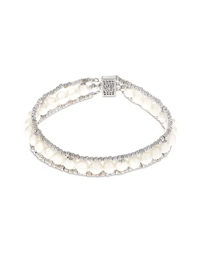 PEARLS IMPERIAL BRILLANCE SILVER 6-6.5MM PEARL BRACELET