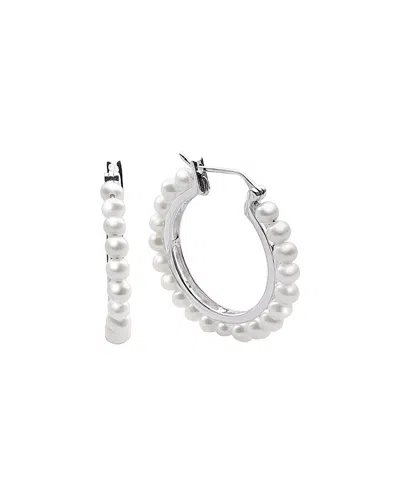 PEARLS IMPERIAL SILVER 3.5-4MM PEARL EARRINGS