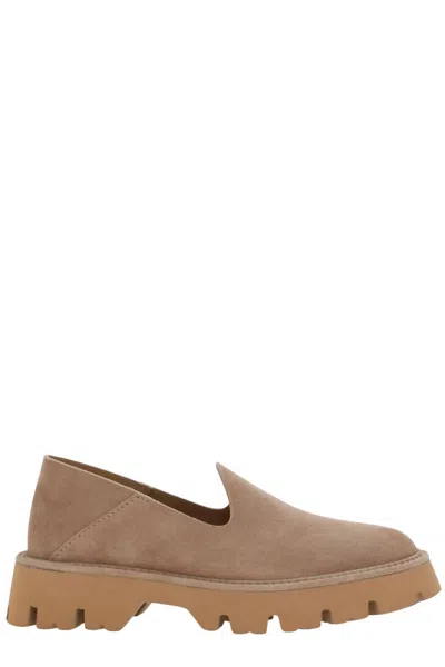 PEDRO GARCIA WOMEN'S SYBILL LOAFERS IN DESERT