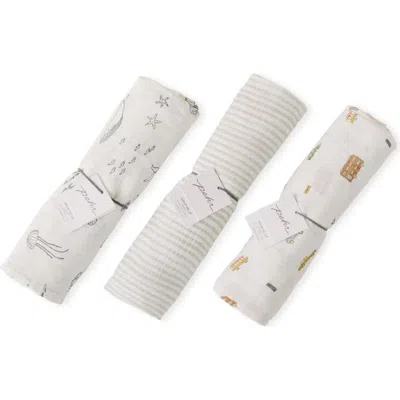 PEHR PEHR 3-PACK ORGANIC COTTON SWADDLES