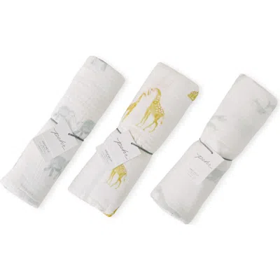 PEHR PEHR 3-PACK ORGANIC COTTON SWADDLES