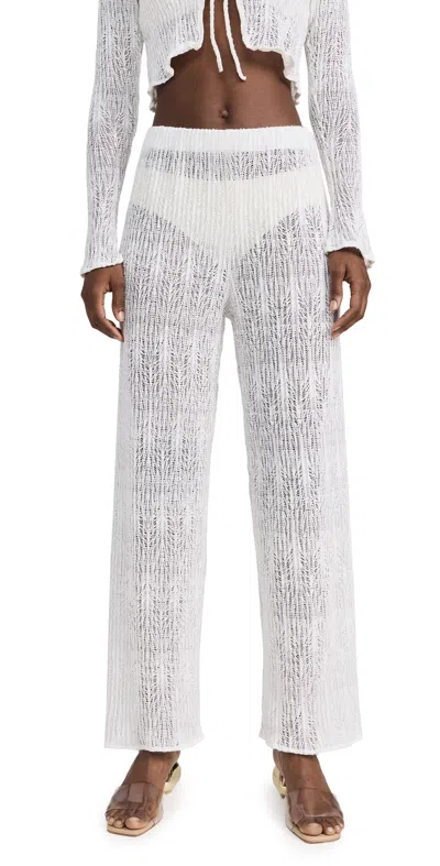 PEIXOTO EVY PANTS IVORY WEAVE