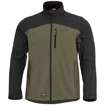 PENTAGON PENTAGON ELITE LIGHT SOFTSHELL JACKE HERREN WASSERABWEISEND RAL 7013 / SCHWARZ