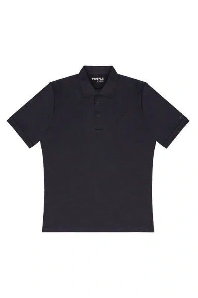 PEOPLE OF SHIBUYA POLO MAN PEOPLE OF SHIBUYA BAD PM444 790 NAVY BLUE
