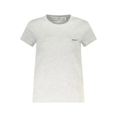 PEPE JEANS GRAY COTTON TOPS & T-SHIRT