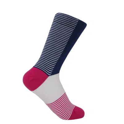 PEPER HAROW - MADE IN ENGLAND BLUE NAVY ANNE WOMEN'S SOCKS
