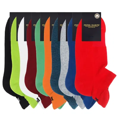 PEPER HAROW - MADE IN ENGLAND MEN'S MEN’S TRAINER SPORTS SOCKS TEN PACK BUNDLE – ORGANIC