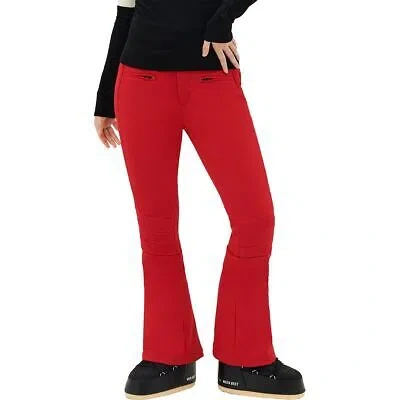 PERFECT MOMENT PERFECT MOMENT AURORA HIGH WAIST FLARE PANT - WOMEN'S RED, XL