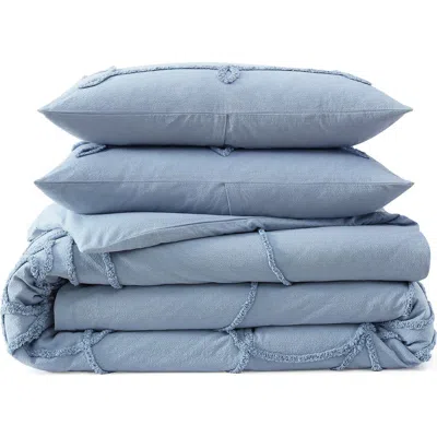 PERI HOME PERI HOME RETRO SCROLL DUVET COVER & SHAMS SET