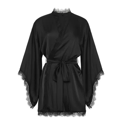 PERILLA WOMEN'S BLACK MINA ROBE