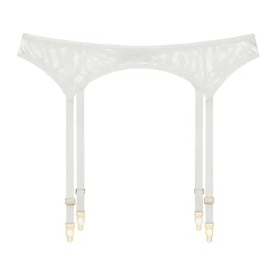 PERILLA WOMEN'S WANTED GARTER BELT OFF-WHITE