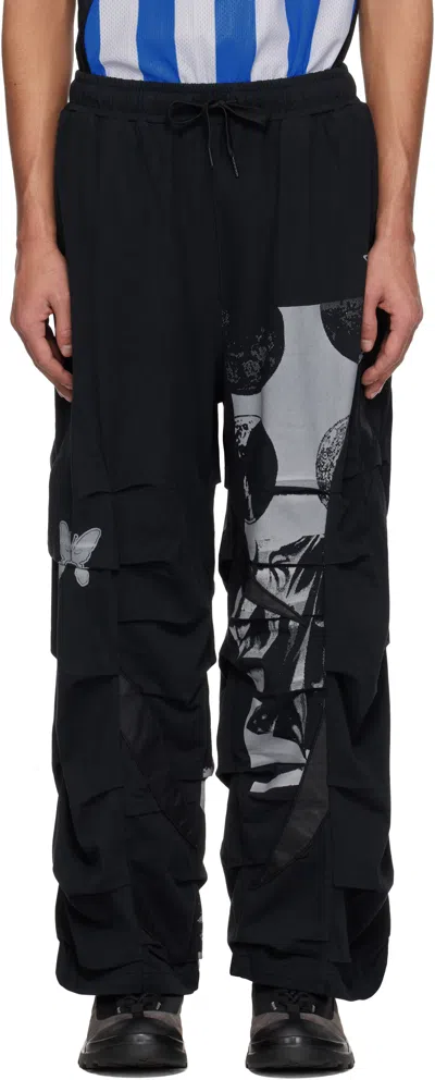 PERKS AND MINI BLACK EQUINOX FLOWER TROUSERS