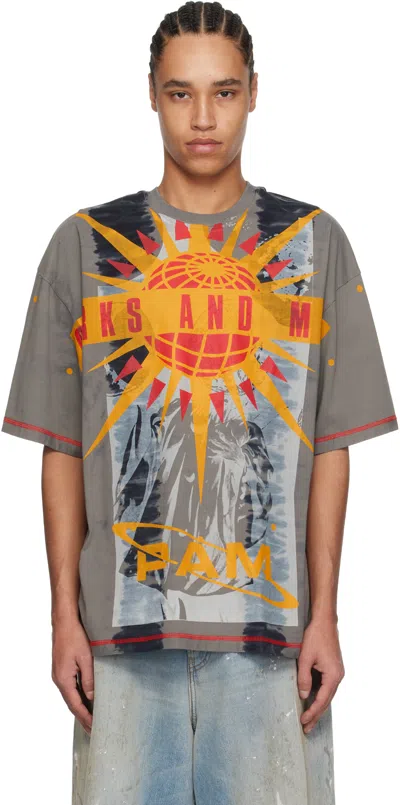 PERKS AND MINI GRAY SPHERE 360 T-SHIRT