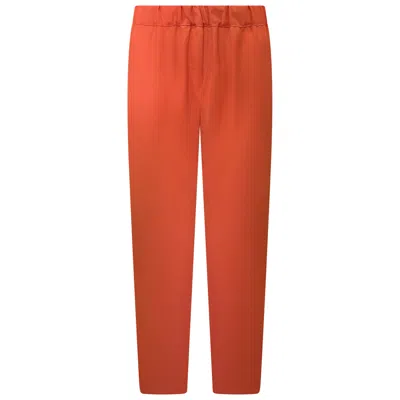 PERLAVERA WOMEN'S NORA ORANGE PULL ON PANT WITHOUT POCKET