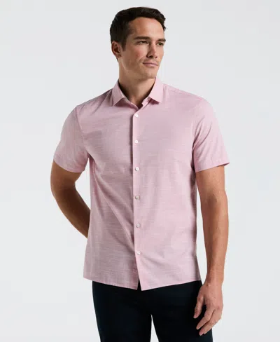 PERRY ELLIS MEN'S COTTON DOBBY SHIRT