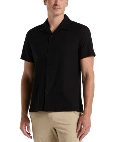 PERRY ELLIS MEN'S DOBBY PLAID SHIRT