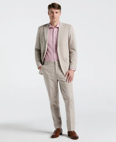 PERRY ELLIS MEN'S SLIM FIT SOLID LINEN BLEND SUIT JACKET